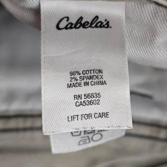 Cabelas Carpenter Pants Mens Tag 36x34 Act 36x31 Gray Workwear Cotton Stretch - Picture 6 of 11